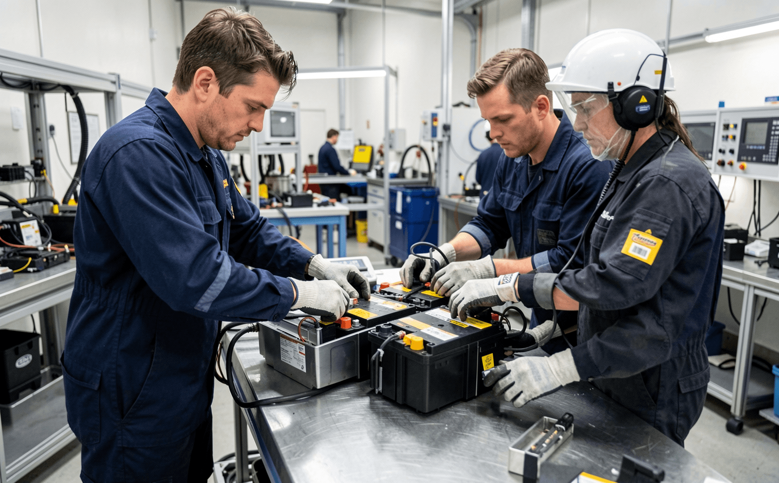 Manipulation de Batteries Sous Tension