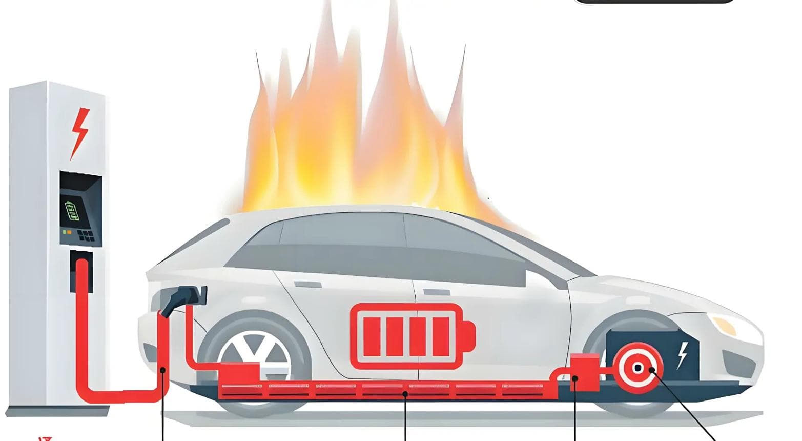 Arc, incendie, risque chimique et sécurité batterie visuel 2