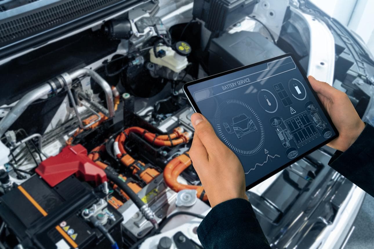 Batterie lithium haute tension et coeur du véhicule visuel 2
